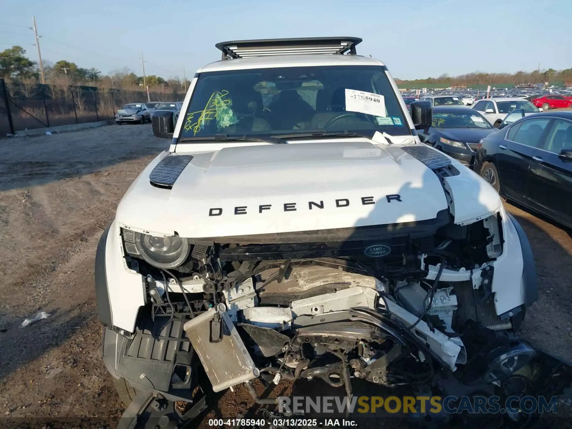 12 Photograph of a damaged car SALEJEEX9P2146961 LAND ROVER DEFENDER 2023