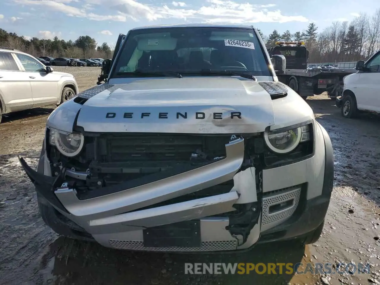 5 Photograph of a damaged car SALEJFEUXP2229892 LAND ROVER DEFENDER 2023