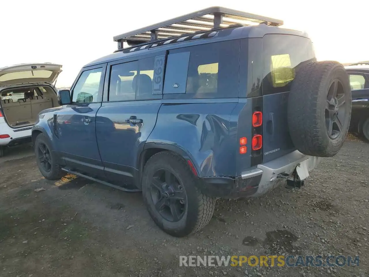 2 Photograph of a damaged car SALEK7EX8P2149424 LAND ROVER DEFENDER 2023