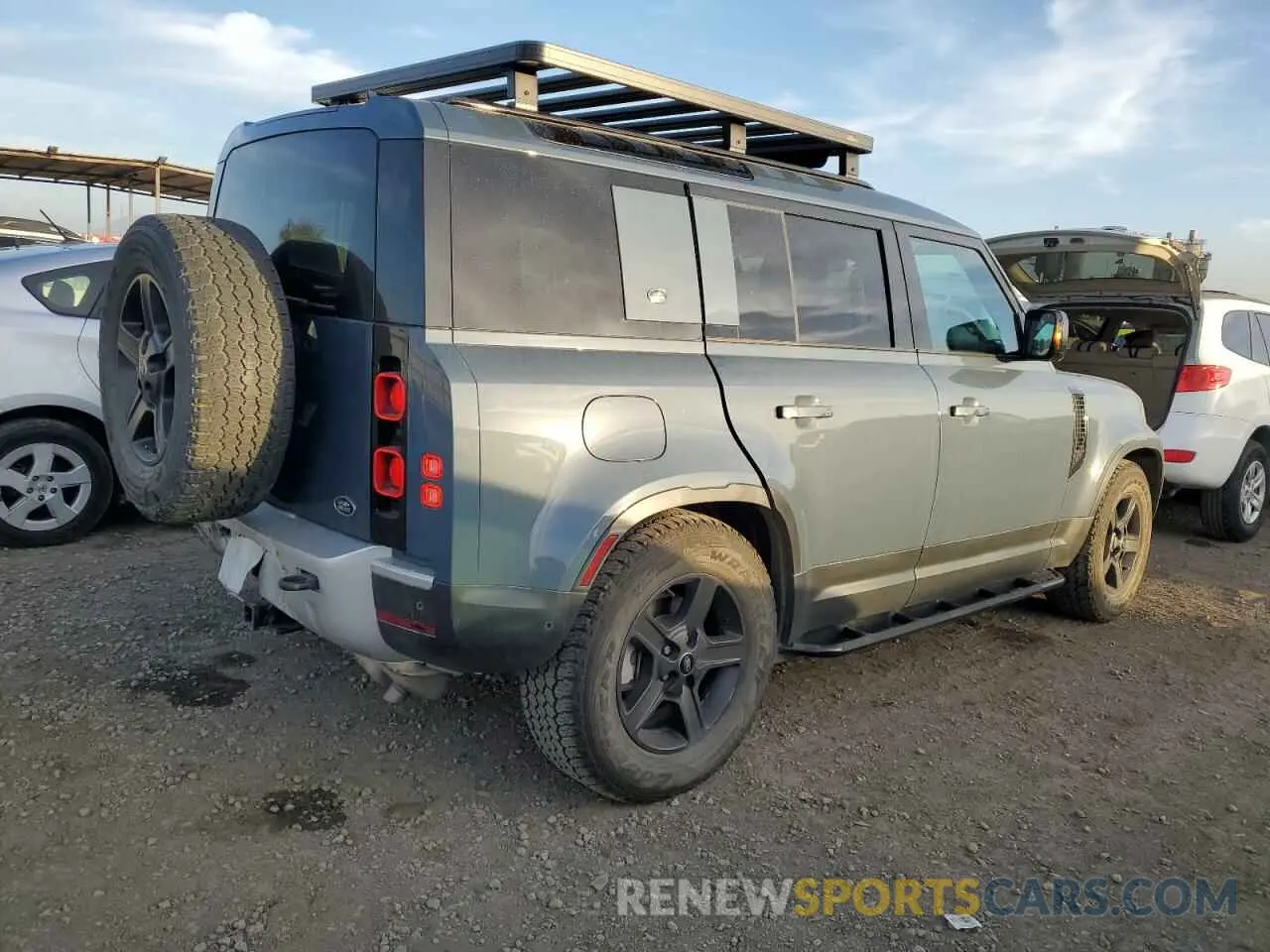 3 Photograph of a damaged car SALEK7EX8P2149424 LAND ROVER DEFENDER 2023