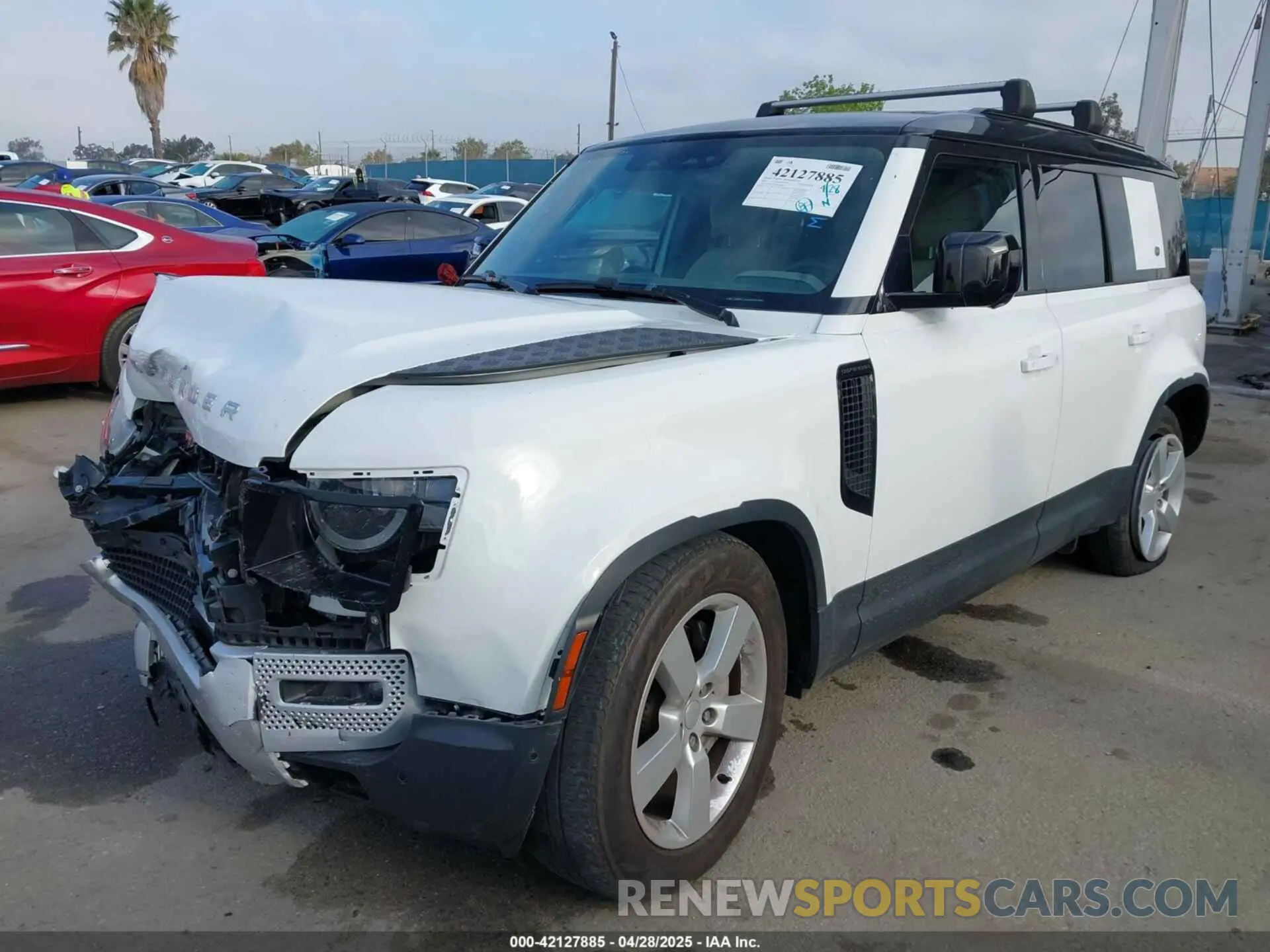 2 Photograph of a damaged car SALEPEEU0P2120981 LAND ROVER DEFENDER 2023