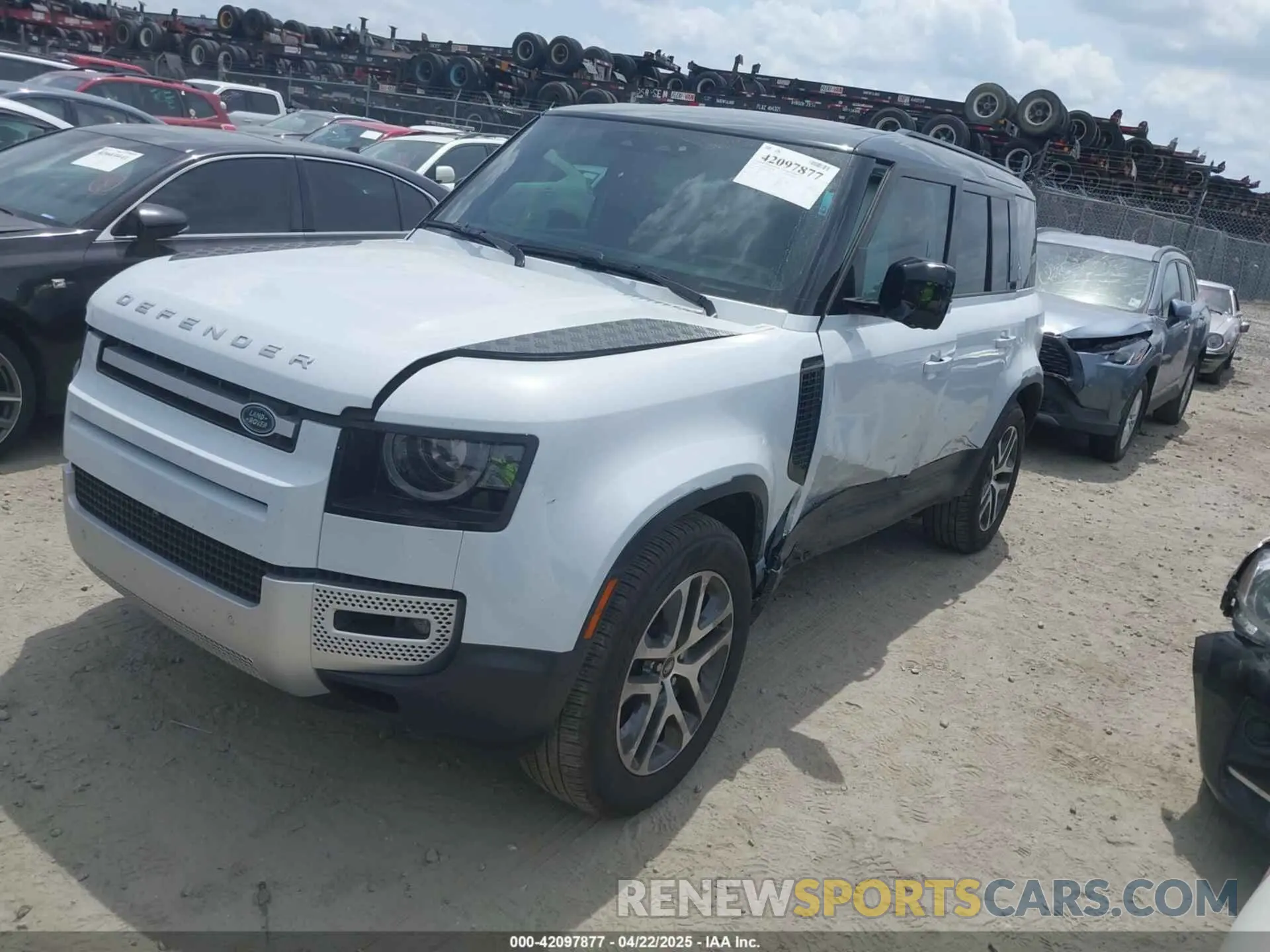 2 Photograph of a damaged car SALEPEEU2P2197884 LAND ROVER DEFENDER 2023