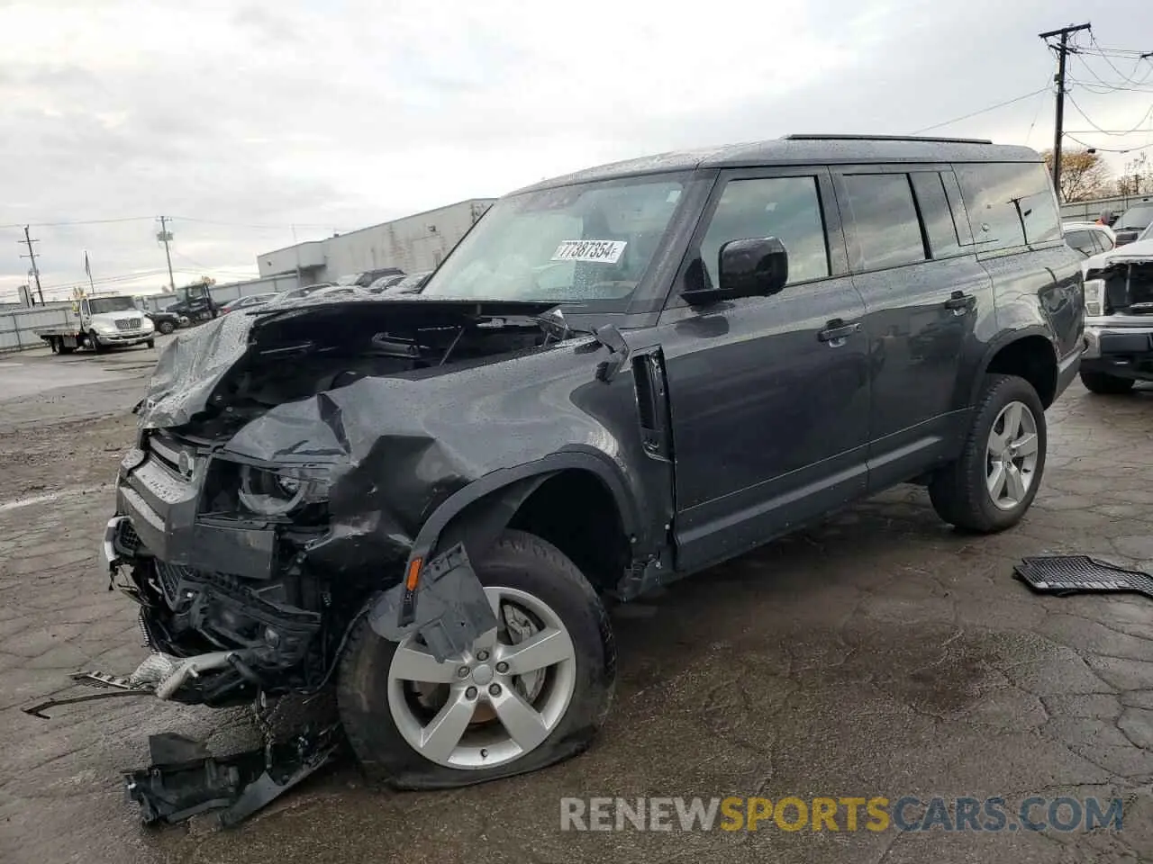 1 Photograph of a damaged car SALEVFEU1P2142841 LAND ROVER DEFENDER 2023