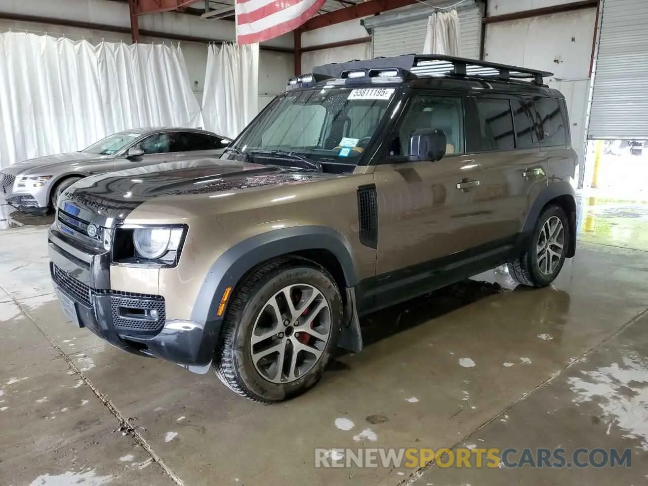 1 Photograph of a damaged car SALEX7EU8P2140939 LAND ROVER DEFENDER 2023