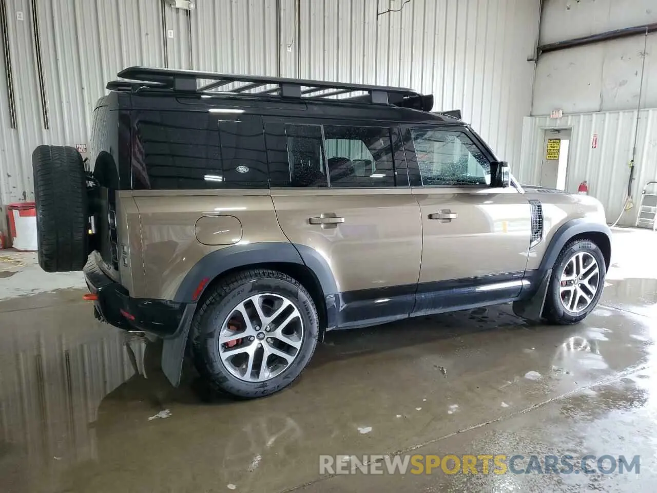 3 Photograph of a damaged car SALEX7EU8P2140939 LAND ROVER DEFENDER 2023