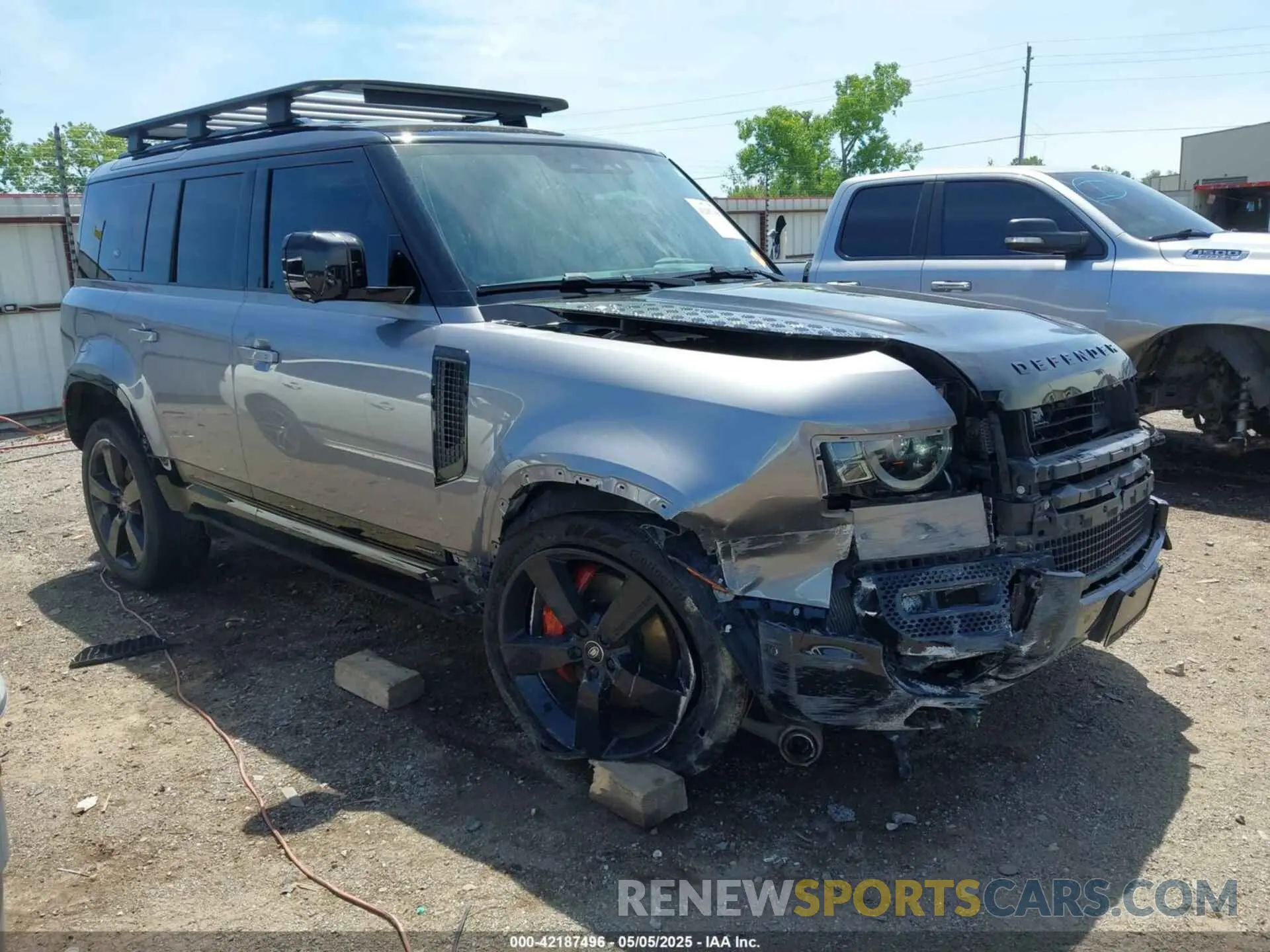 1 Photograph of a damaged car SALEX7EUXP2200655 LAND ROVER DEFENDER 2023