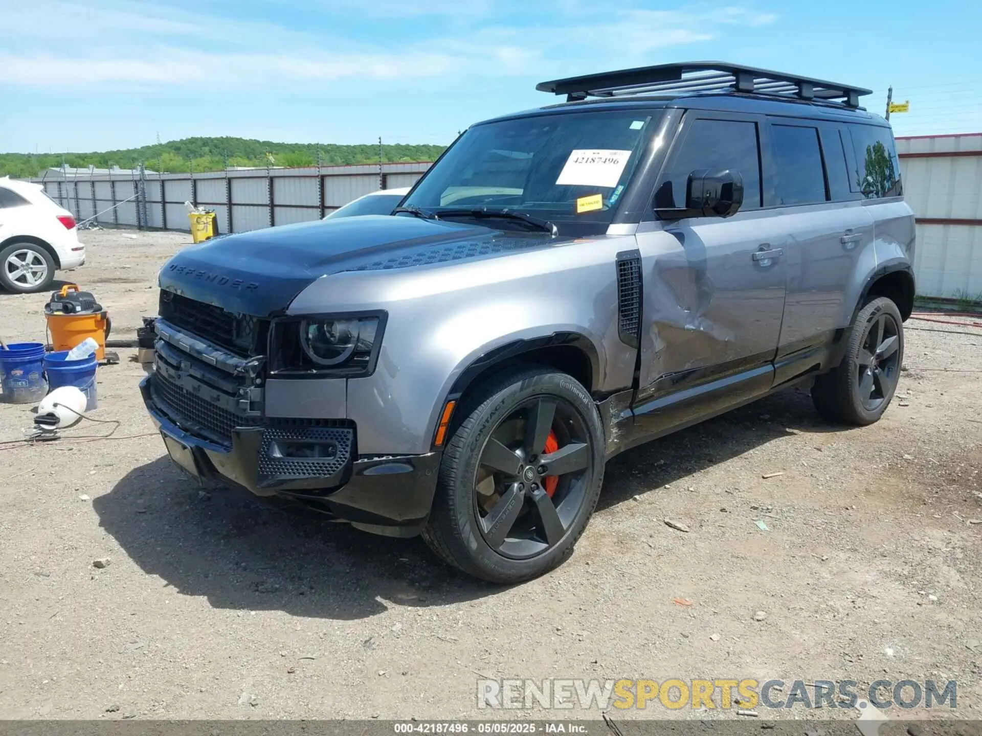 2 Photograph of a damaged car SALEX7EUXP2200655 LAND ROVER DEFENDER 2023