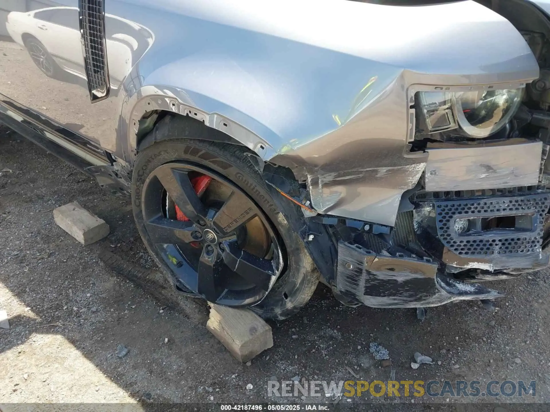 6 Photograph of a damaged car SALEX7EUXP2200655 LAND ROVER DEFENDER 2023