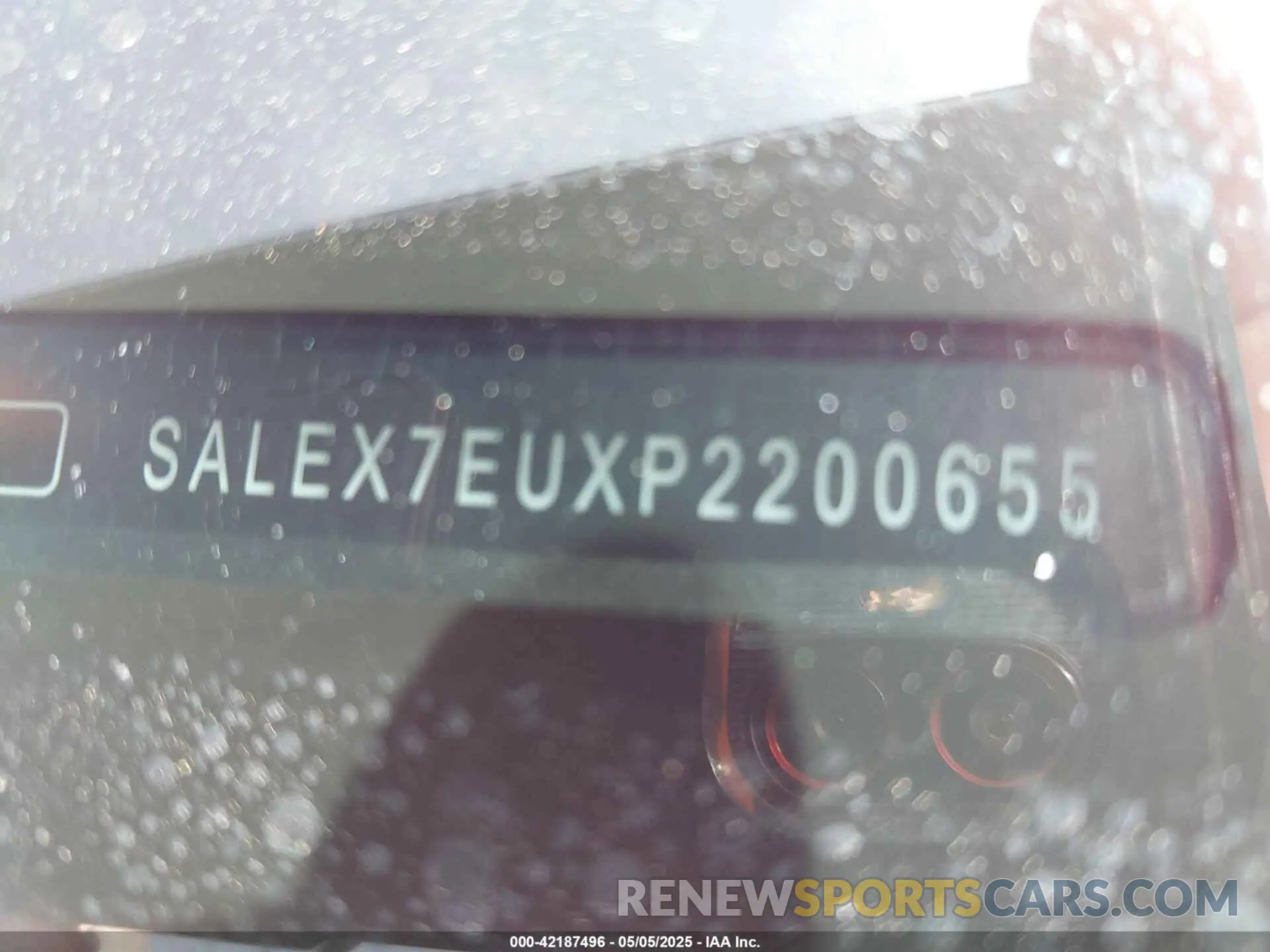 9 Photograph of a damaged car SALEX7EUXP2200655 LAND ROVER DEFENDER 2023