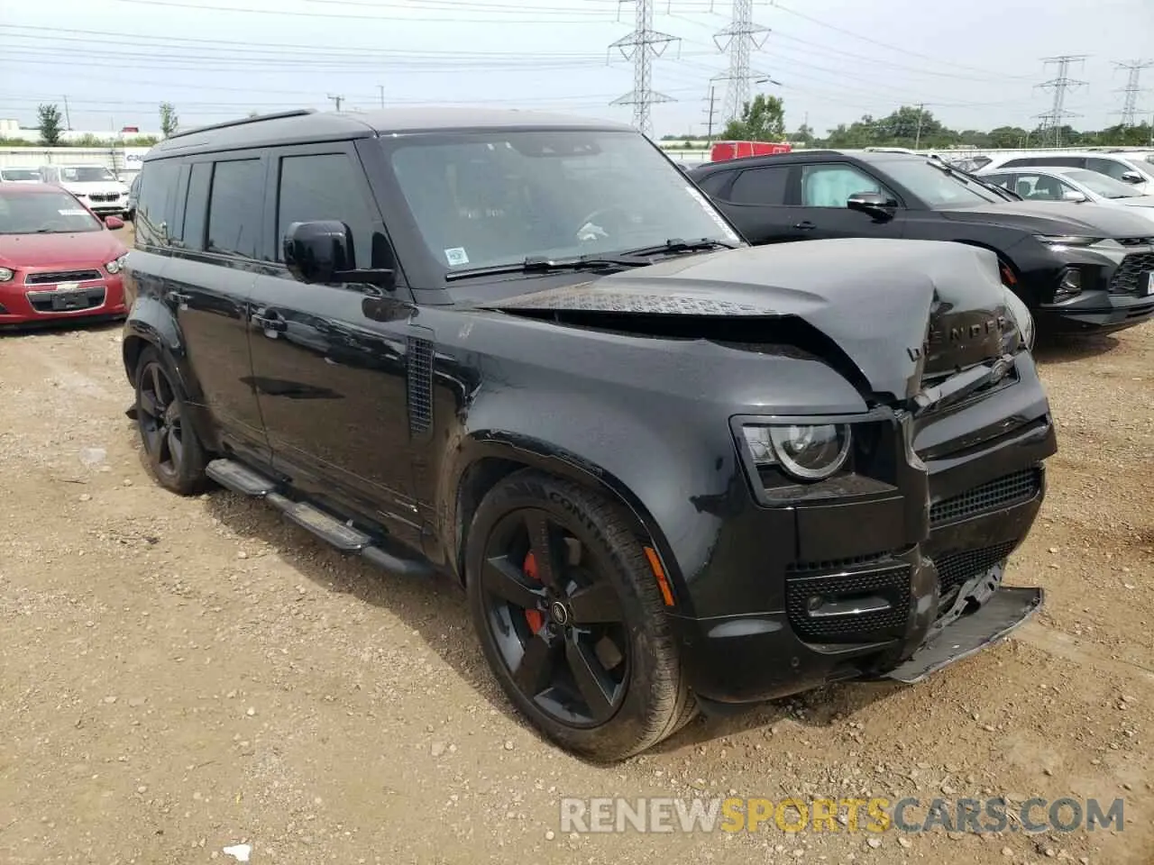 4 Photograph of a damaged car SALEXEEU8P2165523 LAND ROVER DEFENDER 2023