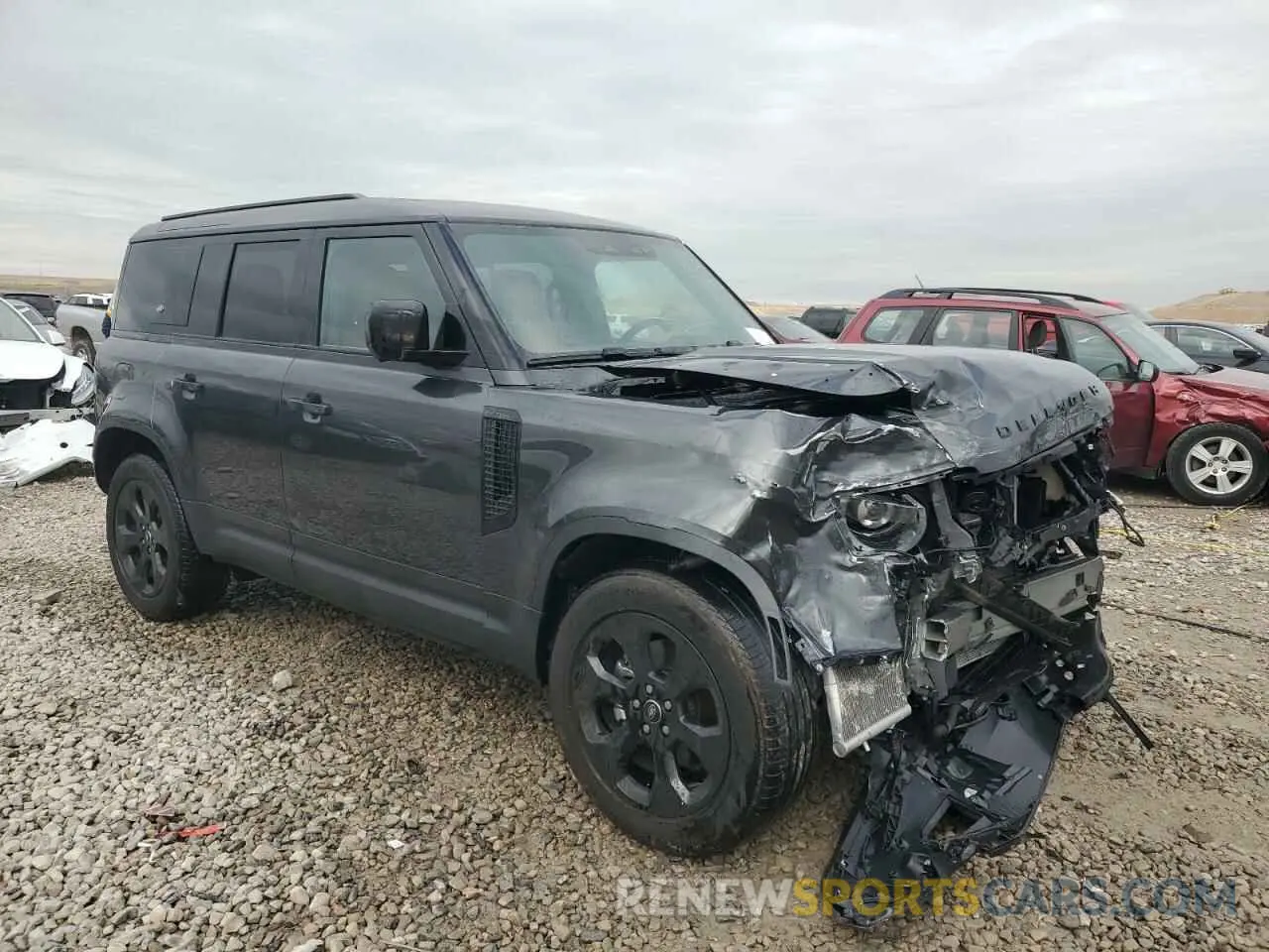 4 Photograph of a damaged car SALEJ7EX5R2304243 LAND ROVER DEFENDER 2024