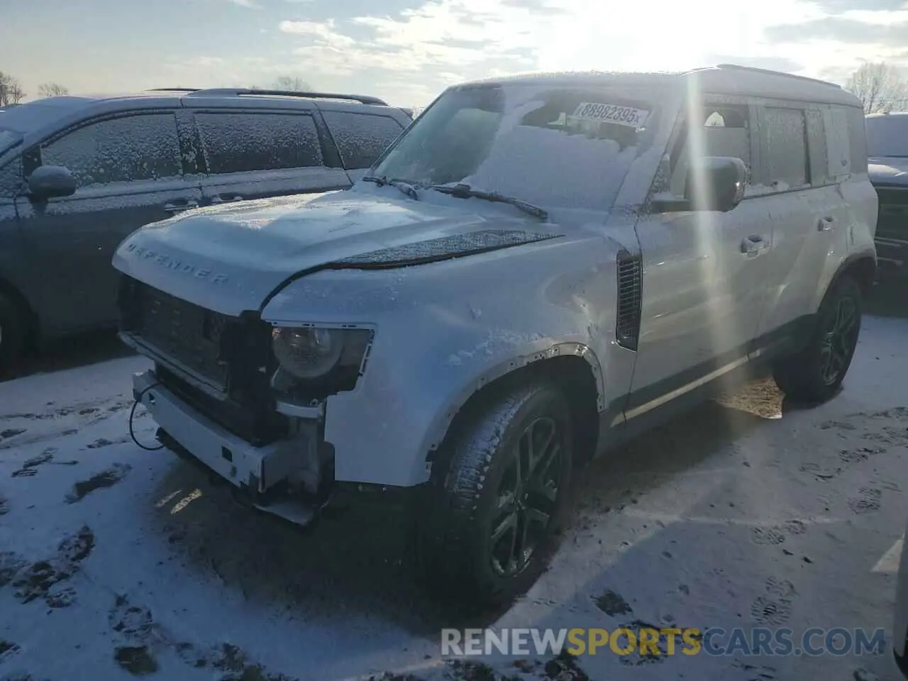 1 Photograph of a damaged car SALEJEEX3R2276169 LAND ROVER DEFENDER 2024
