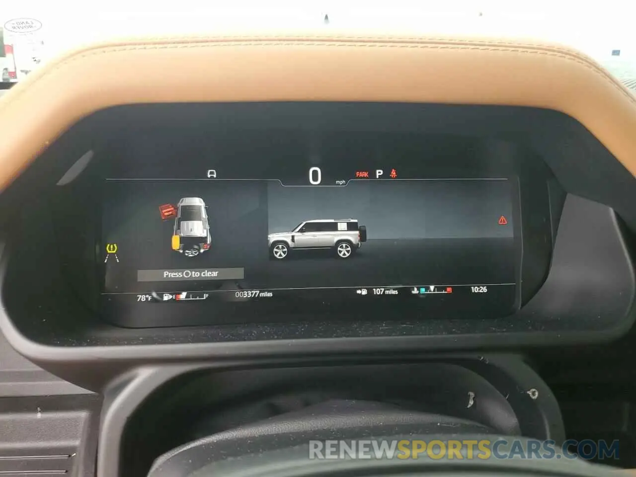 9 Photograph of a damaged car SALEWEEE4R2330773 LAND ROVER DEFENDER 2024