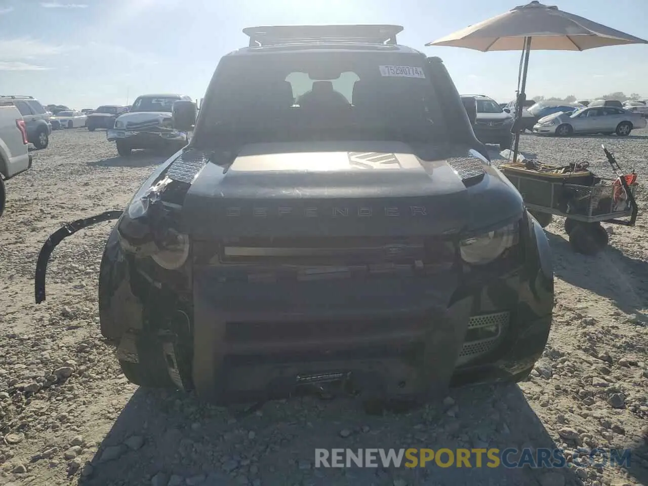 5 Photograph of a damaged car SALEWFEU8R2294020 LAND ROVER DEFENDER 2024