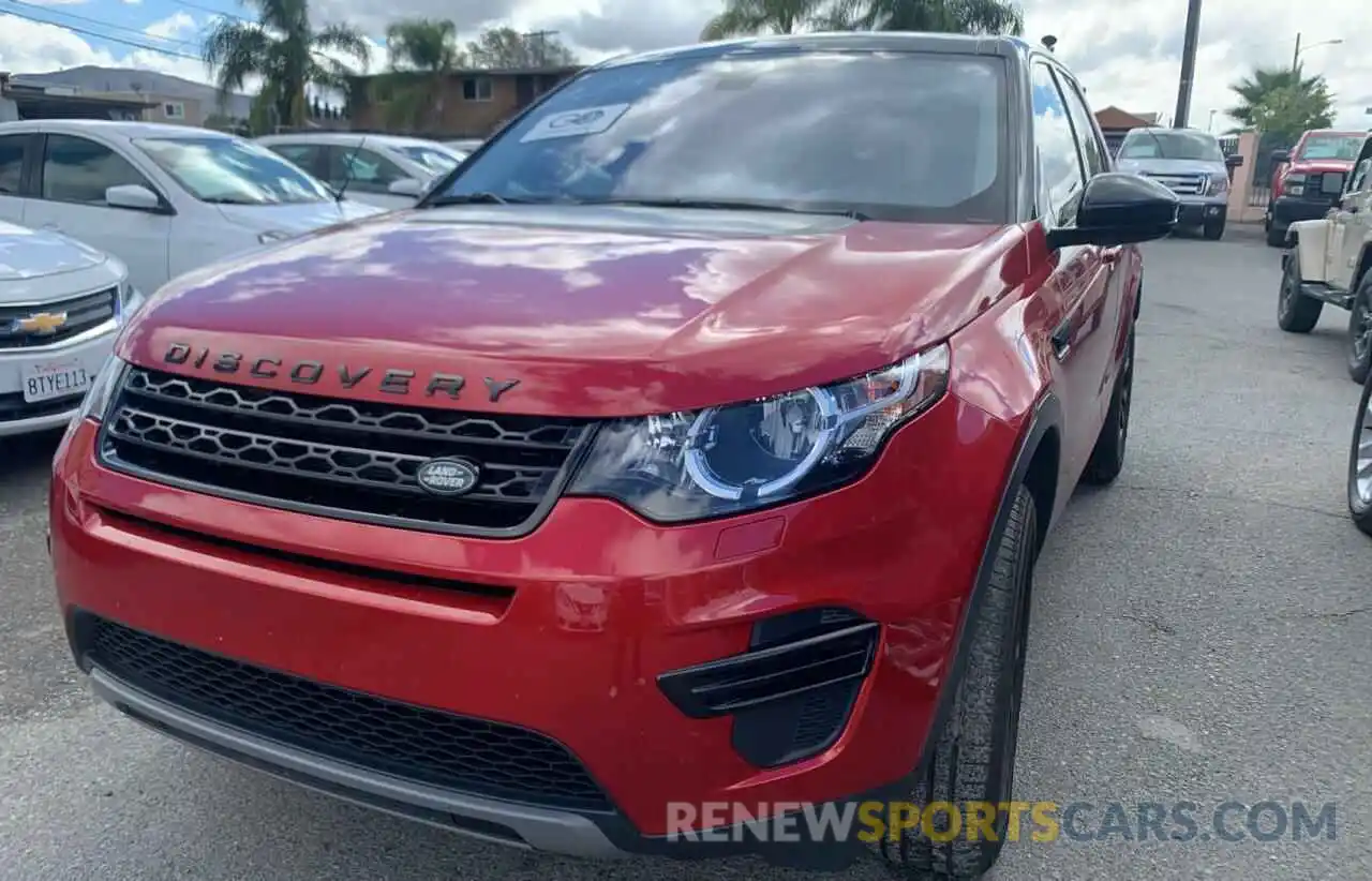 2 Photograph of a damaged car SALCP2FX2KH788866 LAND ROVER DISCOVERY 2019