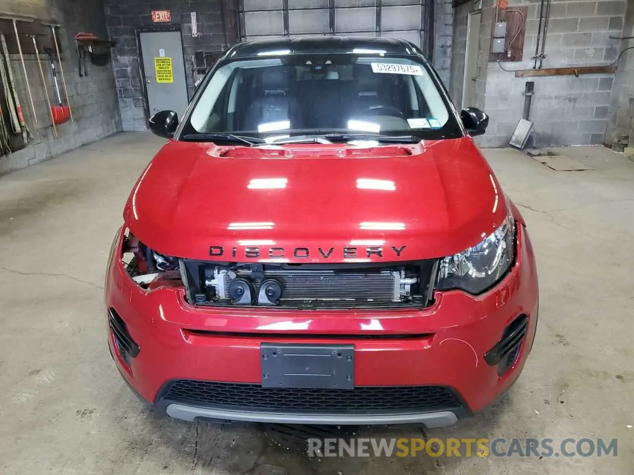 5 Photograph of a damaged car SALCP2FX5KH829488 LAND ROVER DISCOVERY 2019