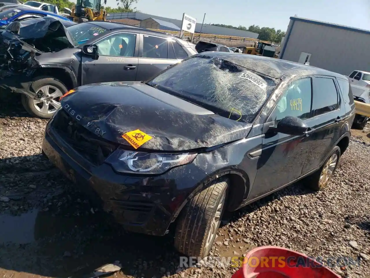 2 Photograph of a damaged car SALCP2FXXKH828983 LAND ROVER DISCOVERY 2019