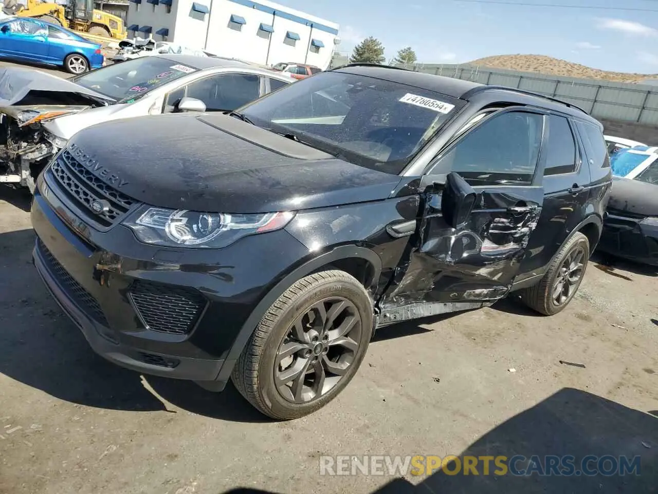 1 Photograph of a damaged car SALCR2FX4KH823546 LAND ROVER DISCOVERY 2019