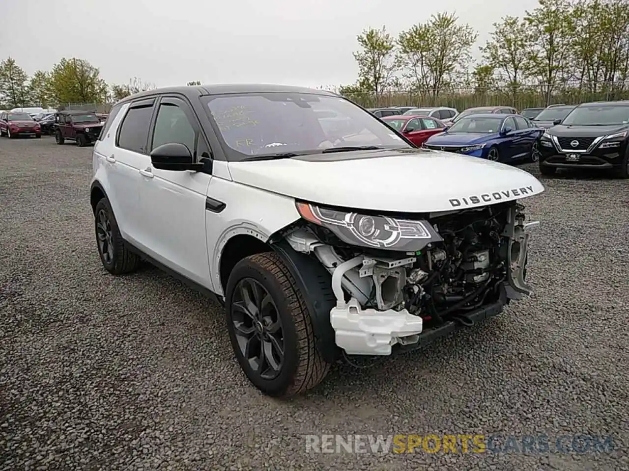 1 Photograph of a damaged car SALCR2FX5KH811311 LAND ROVER DISCOVERY 2019