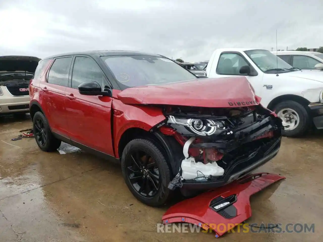 1 Photograph of a damaged car SALCR2FX5KH817643 LAND ROVER DISCOVERY 2019