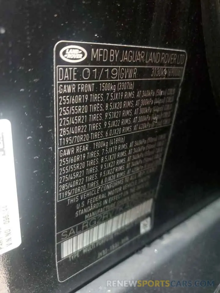 14 Photograph of a damaged car SALRG2RV7KA096244 LAND ROVER DISCOVERY 2019