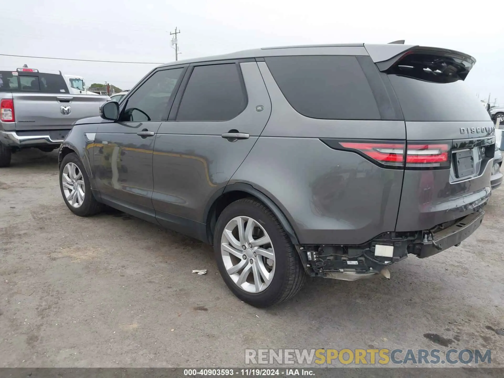 3 Photograph of a damaged car SALRR2RV8K2400167 LAND ROVER DISCOVERY 2019