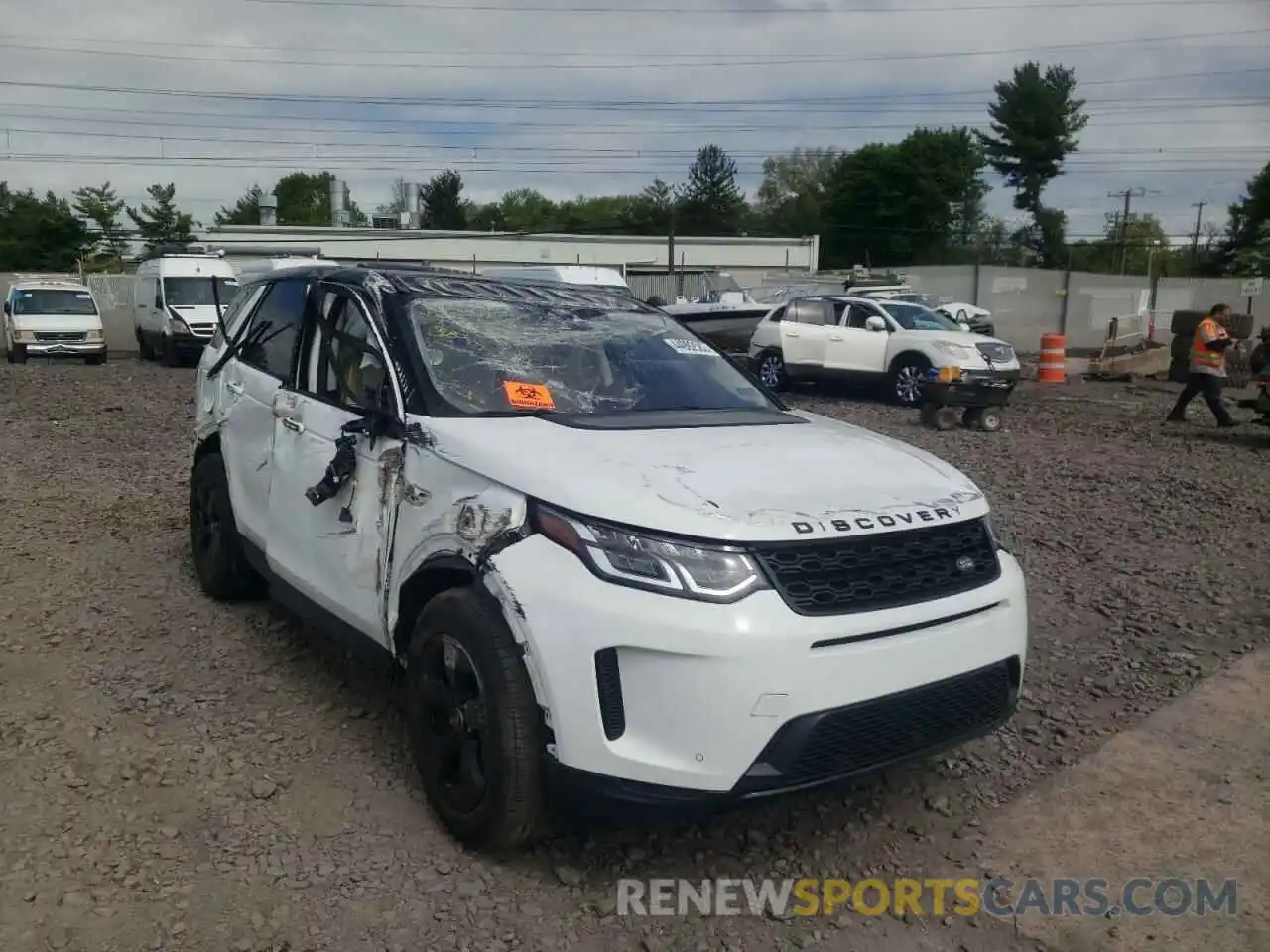 1 Photograph of a damaged car SALCJ2FX0LH837257 LAND ROVER DISCOVERY 2020