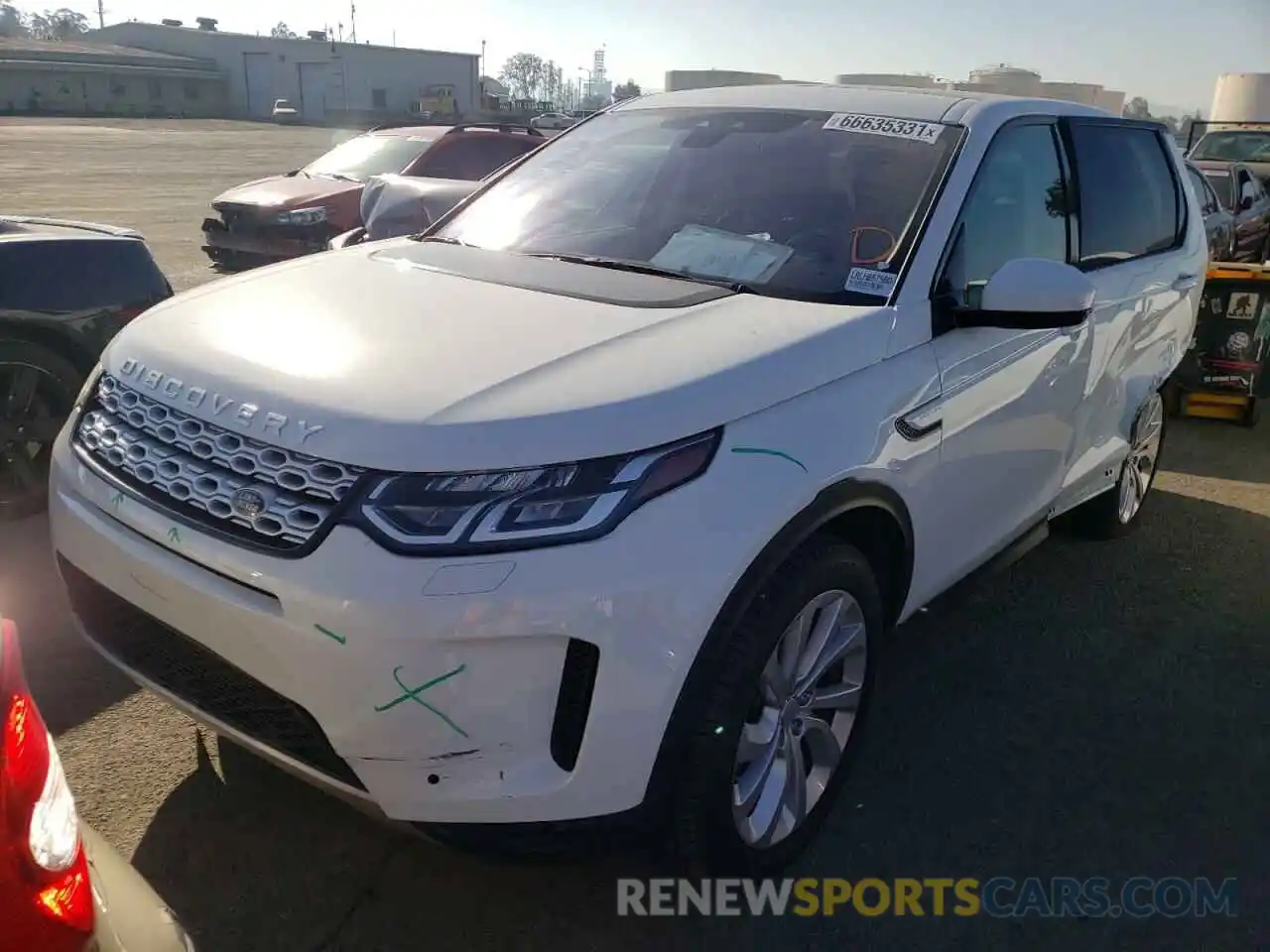 2 Photograph of a damaged car SALCJ2FX8LH857580 LAND ROVER DISCOVERY 2020