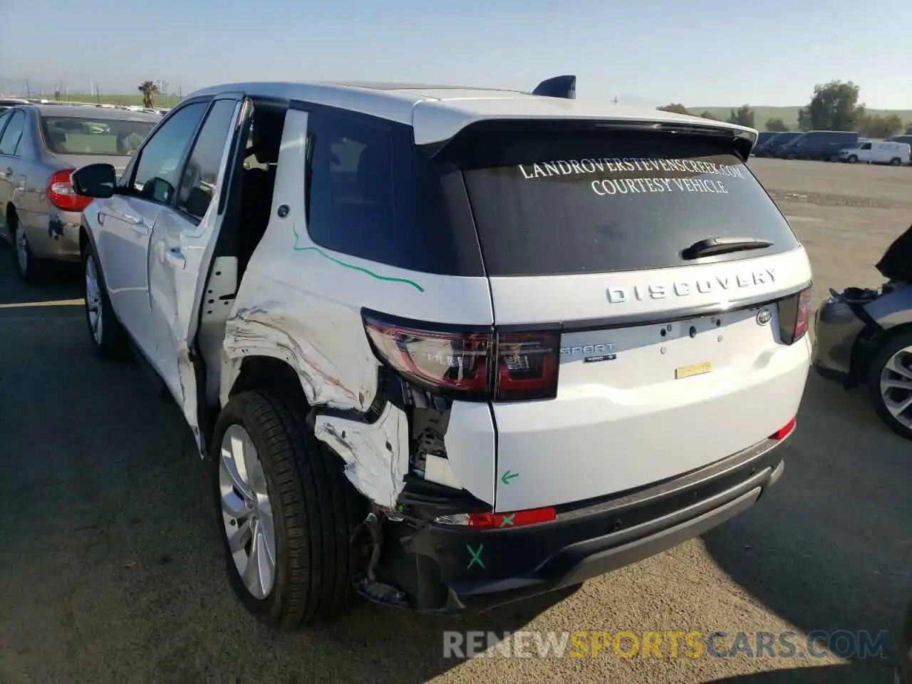 3 Photograph of a damaged car SALCJ2FX8LH857580 LAND ROVER DISCOVERY 2020