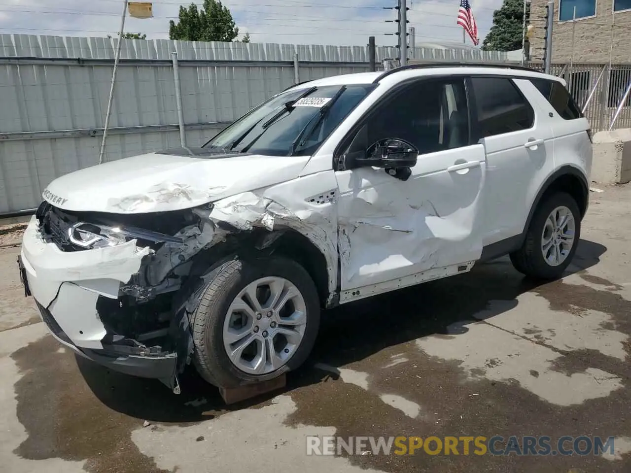 1 Photograph of a damaged car SALCJ2FXXLH850744 LAND ROVER DISCOVERY 2020