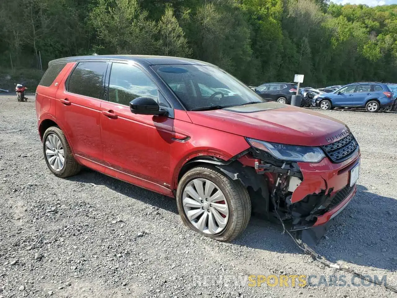 4 Photograph of a damaged car SALCM2GX9LH850210 LAND ROVER DISCOVERY 2020