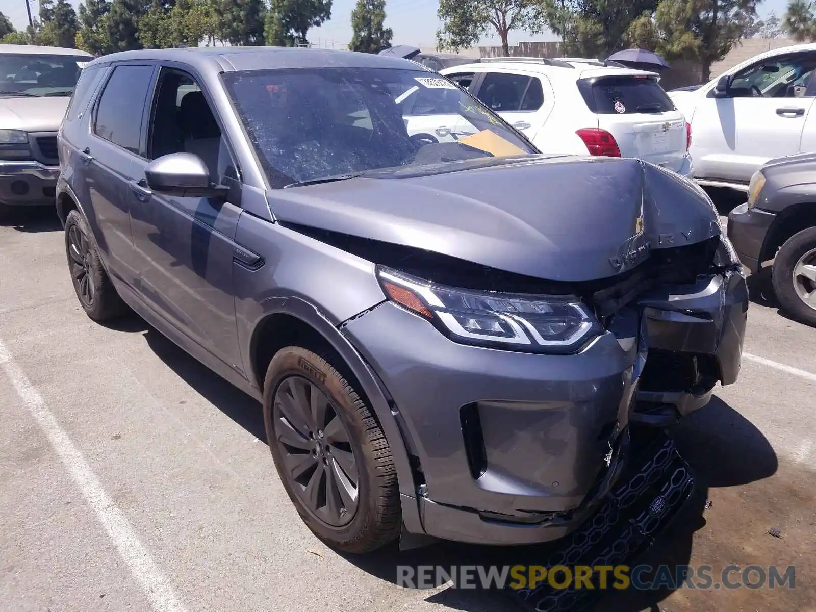 1 Photograph of a damaged car SALCT2FX3LH833729 LAND ROVER DISCOVERY 2020