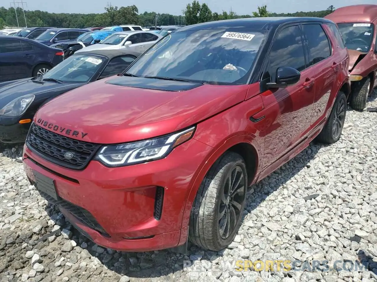 1 Photograph of a damaged car SALCT2FX5LH842562 LAND ROVER DISCOVERY 2020