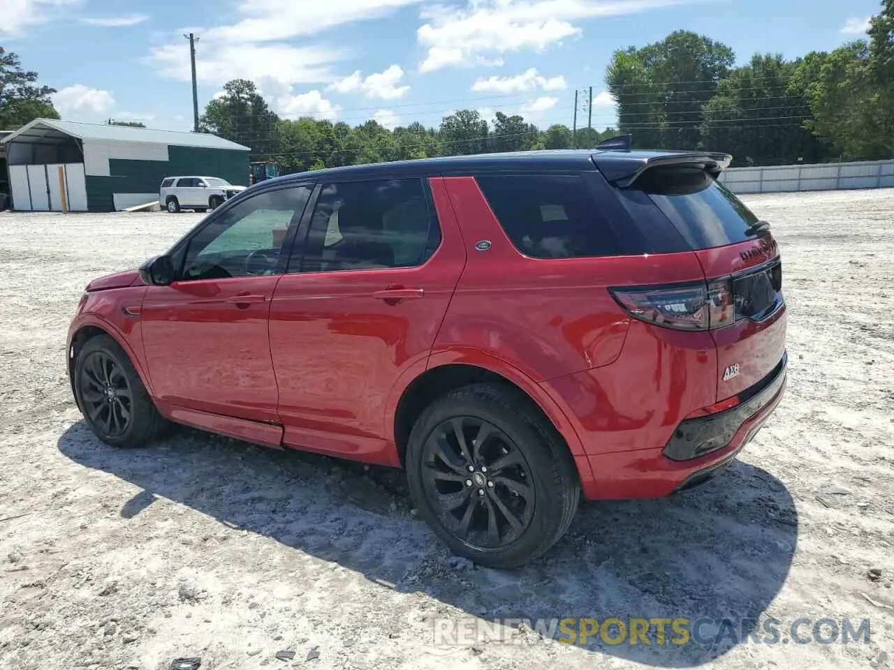 2 Photograph of a damaged car SALCT2FX5LH842562 LAND ROVER DISCOVERY 2020
