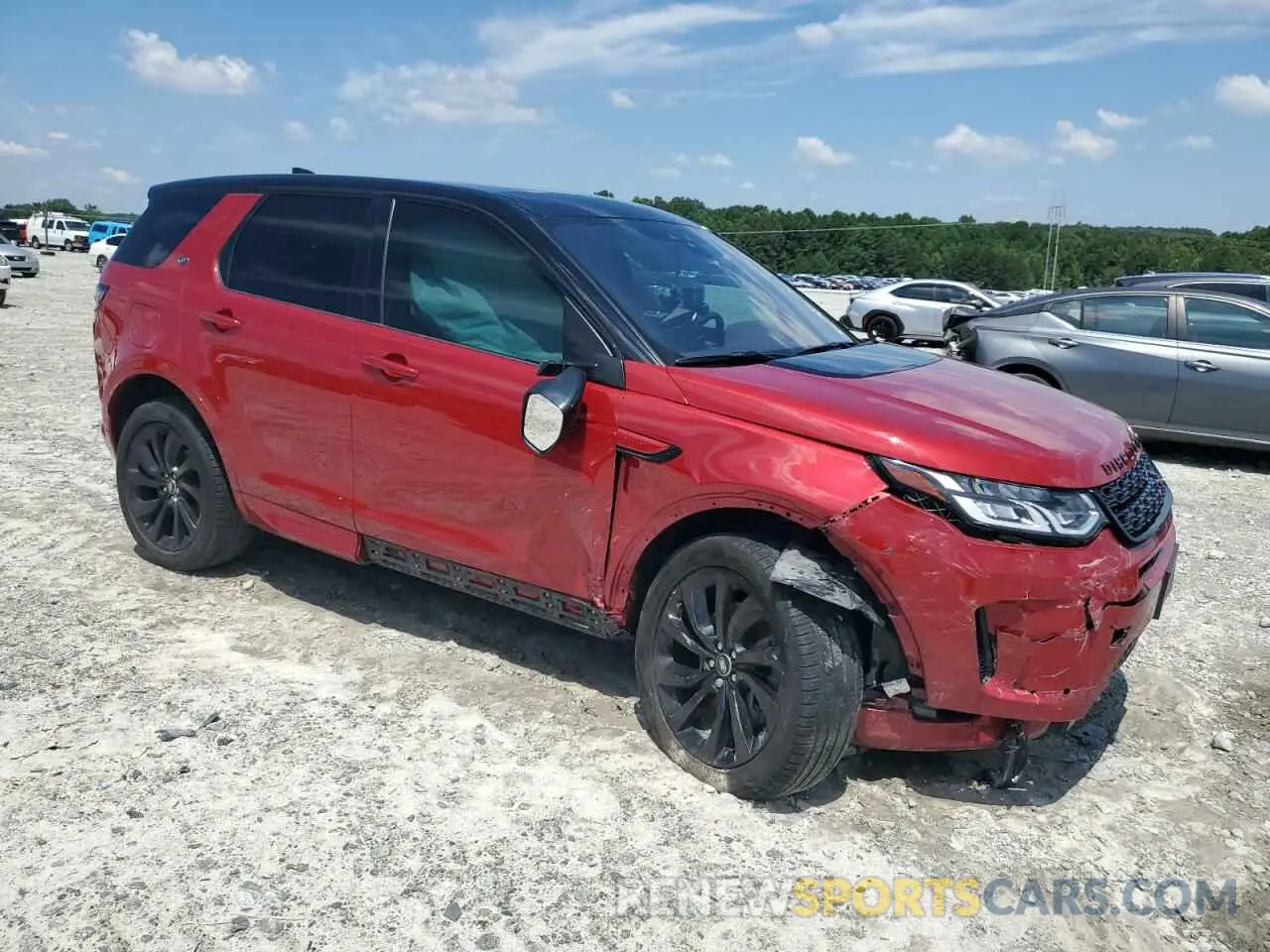 4 Photograph of a damaged car SALCT2FX5LH842562 LAND ROVER DISCOVERY 2020