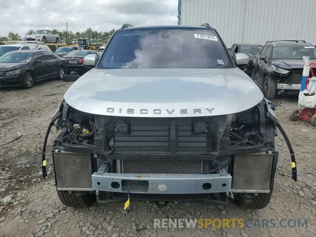 5 Photograph of a damaged car SALRR2RV8L2432165 LAND ROVER DISCOVERY 2020