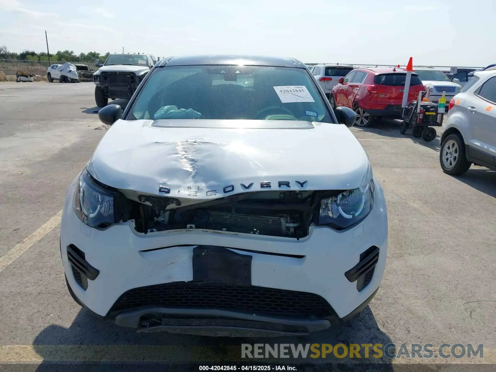 6 Photograph of a damaged car SALCP2FX7KH791648 LAND ROVER DISCOVERY SPORT 2019