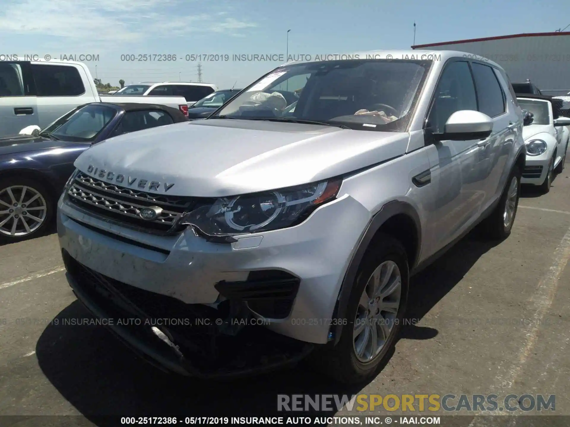 2 Photograph of a damaged car SALCP2FX8KH794851 LAND ROVER DISCOVERY SPORT 2019