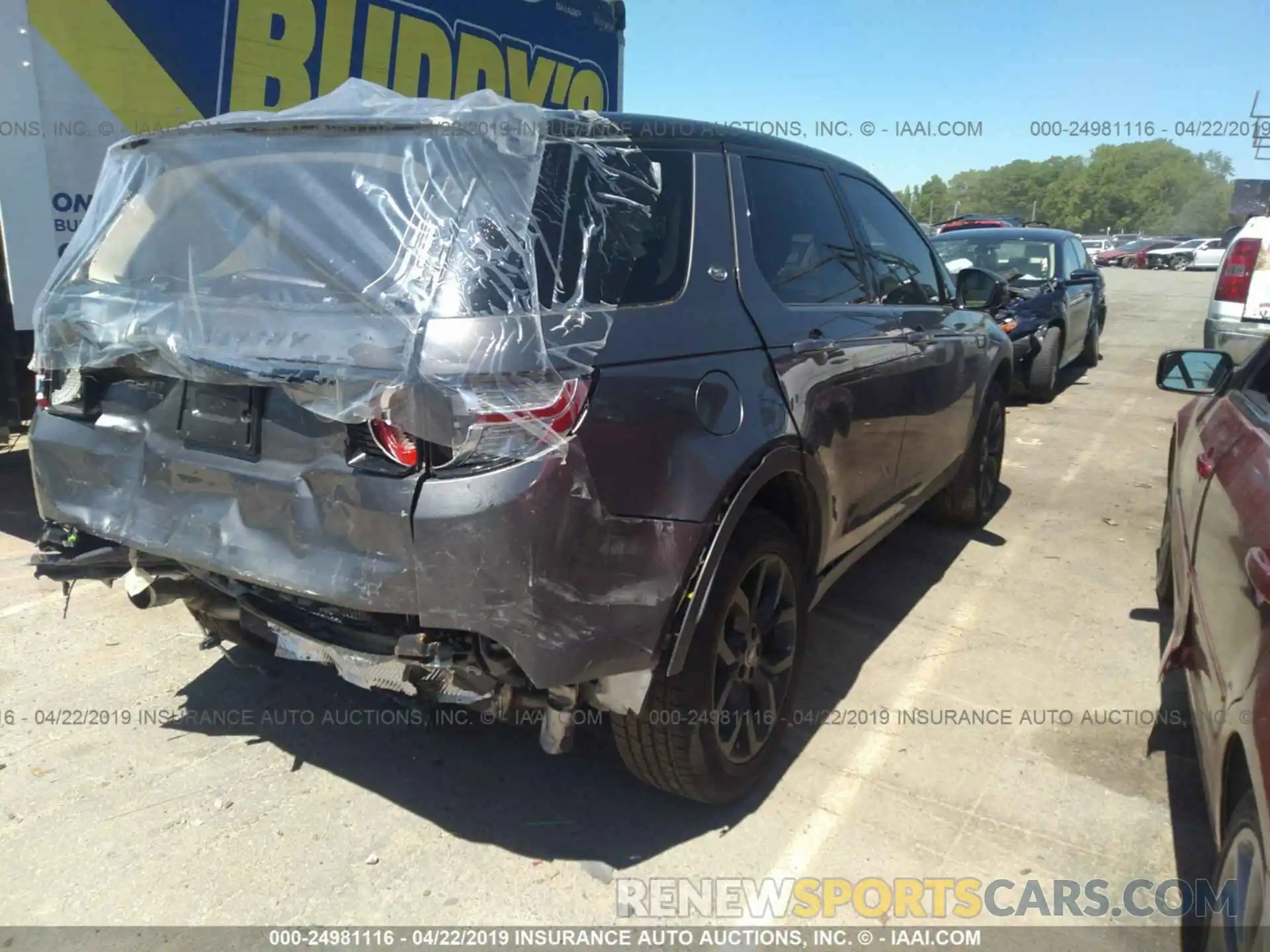 4 Photograph of a damaged car SALCR2FX4KH783081 LAND ROVER DISCOVERY SPORT 2019