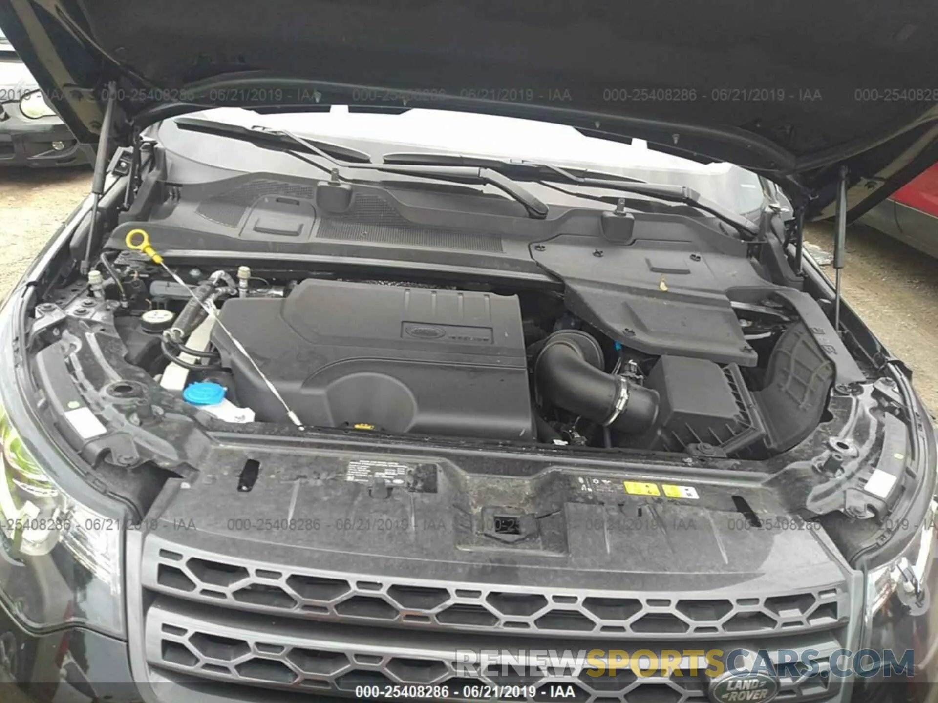 10 Photograph of a damaged car SALCR2FX7KH787805 LAND ROVER DISCOVERY SPORT 2019