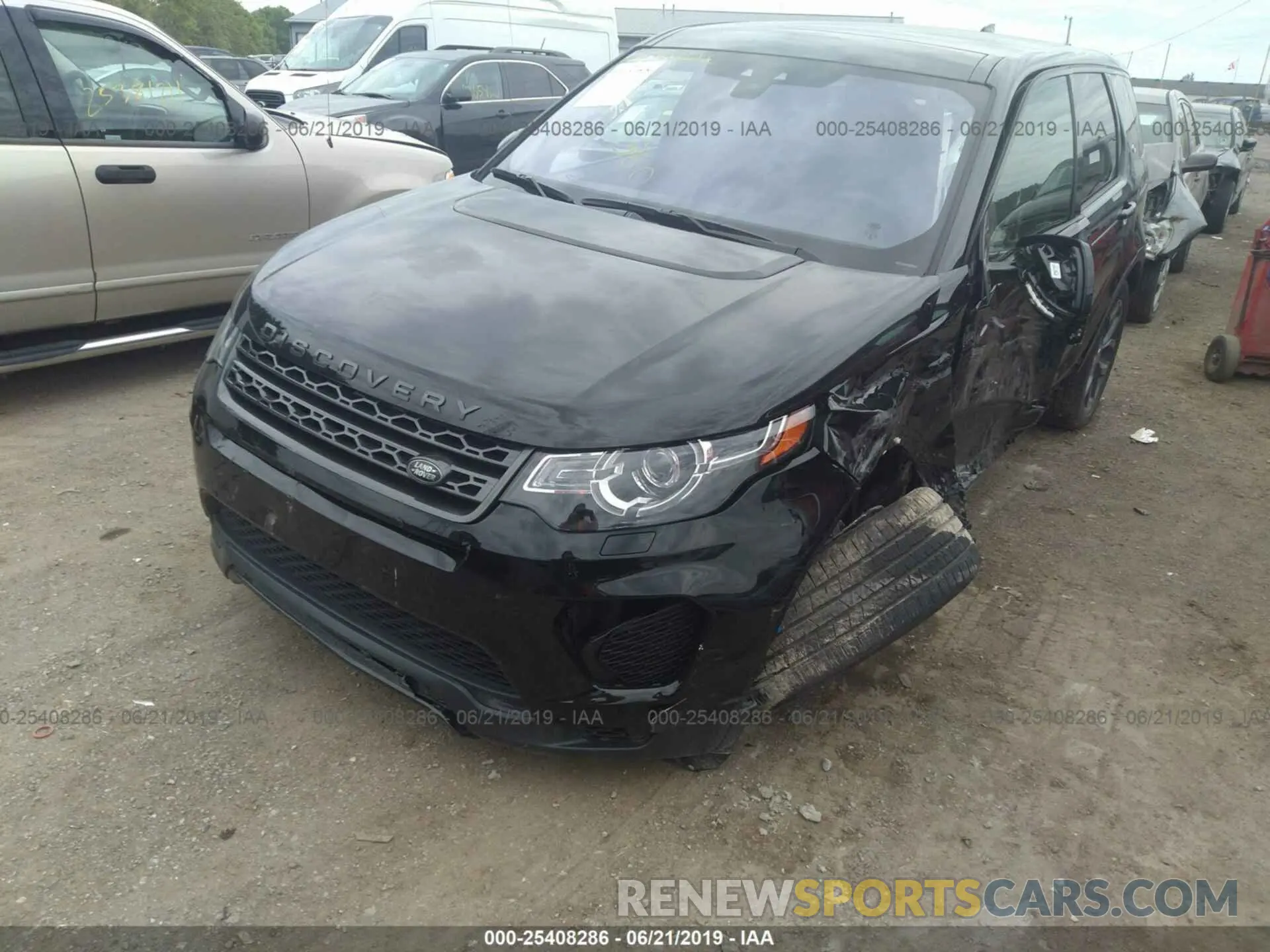 2 Photograph of a damaged car SALCR2FX7KH787805 LAND ROVER DISCOVERY SPORT 2019