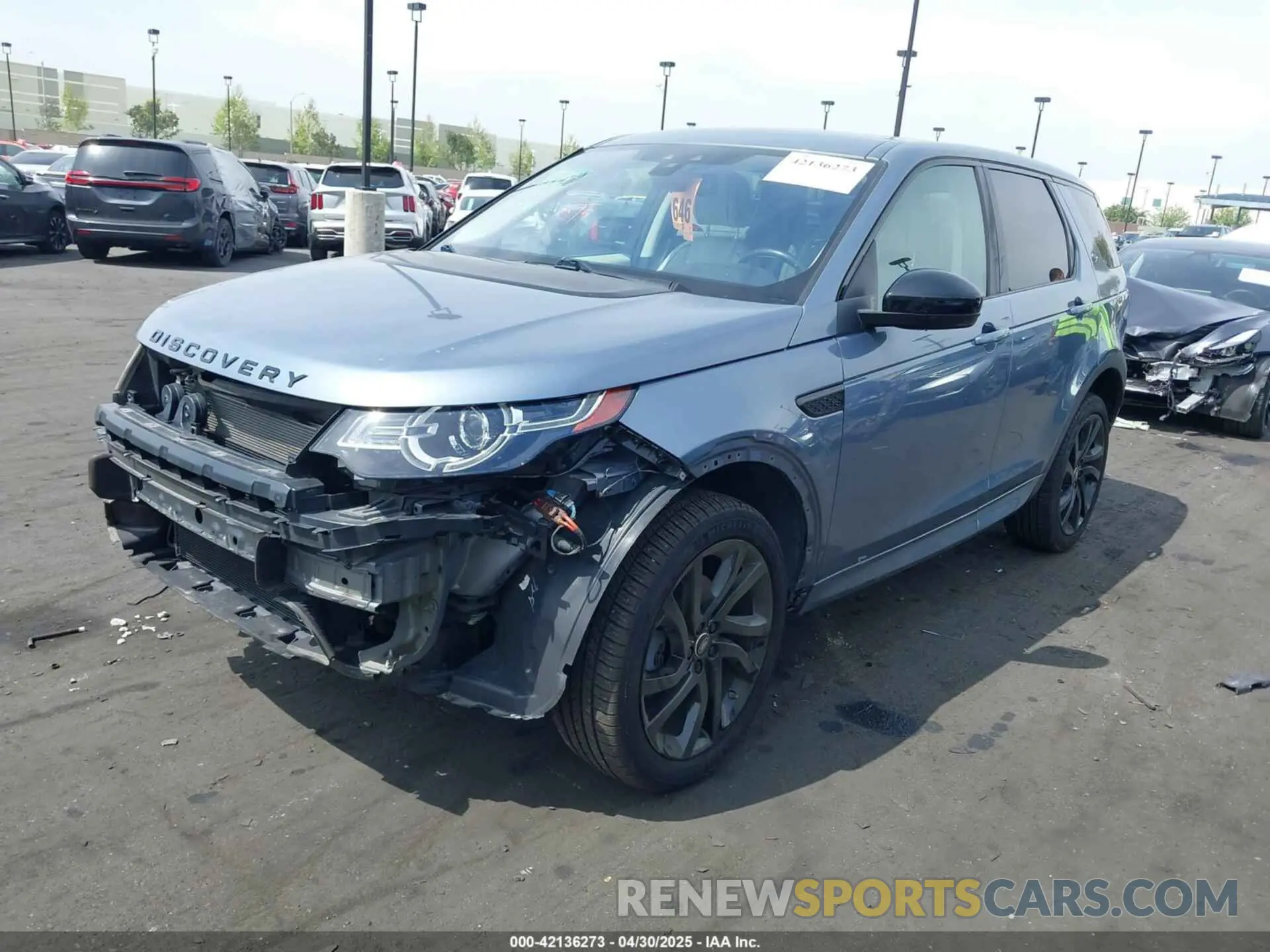 2 Photograph of a damaged car SALCT2FX0KH795813 LAND ROVER DISCOVERY SPORT 2019