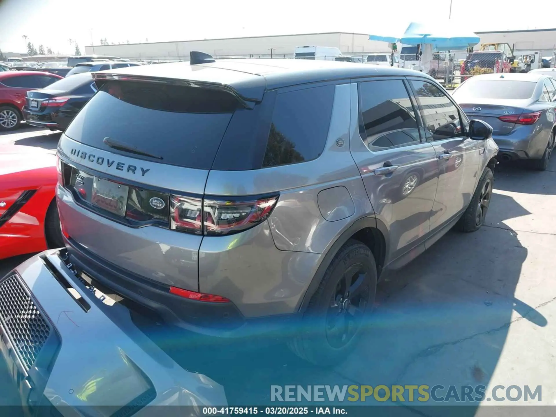 4 Photograph of a damaged car SALCJ2FX3LH860323 LAND ROVER DISCOVERY SPORT 2020