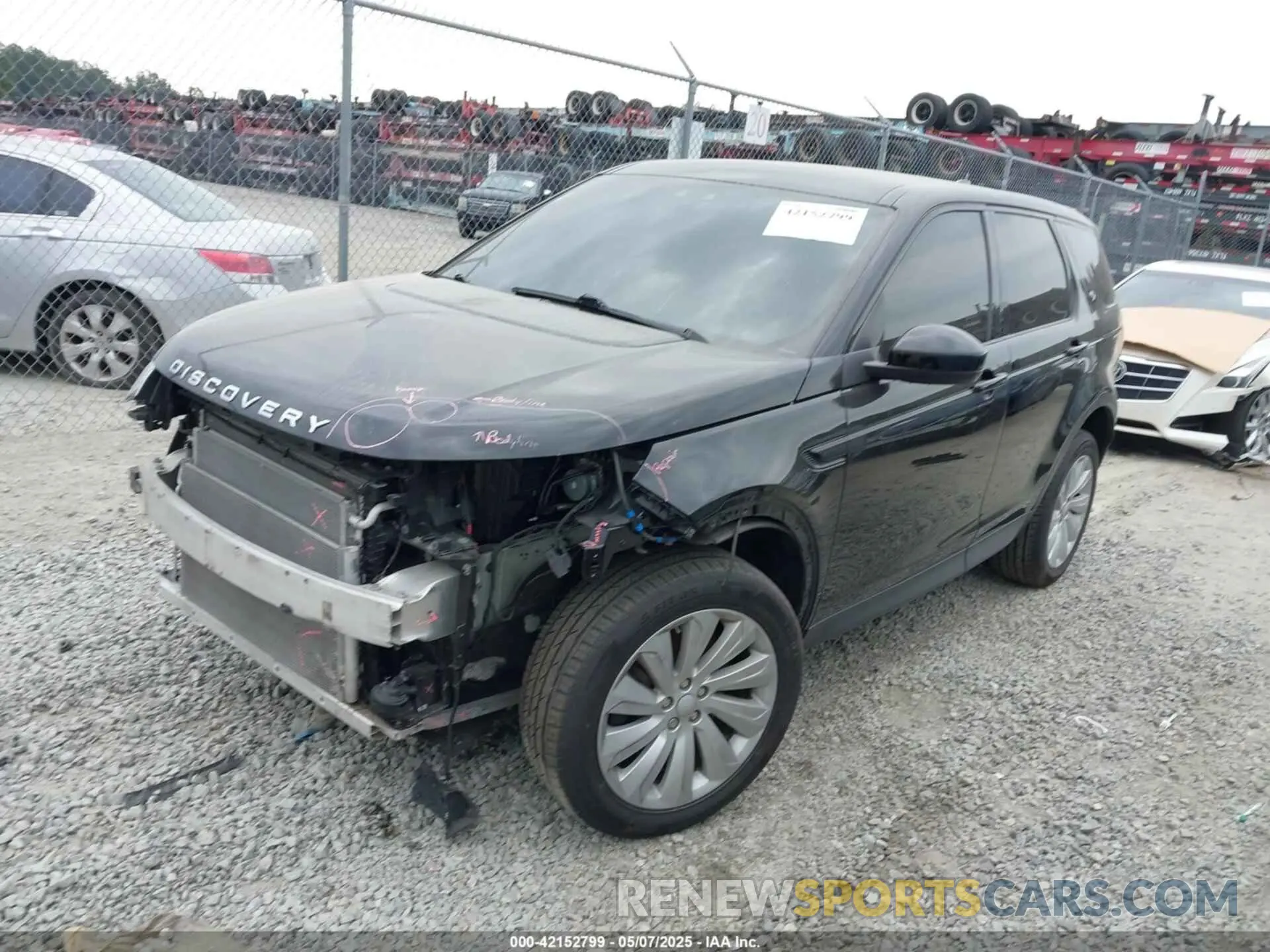 2 Photograph of a damaged car SALCJ2FX6LH858713 LAND ROVER DISCOVERY SPORT 2020