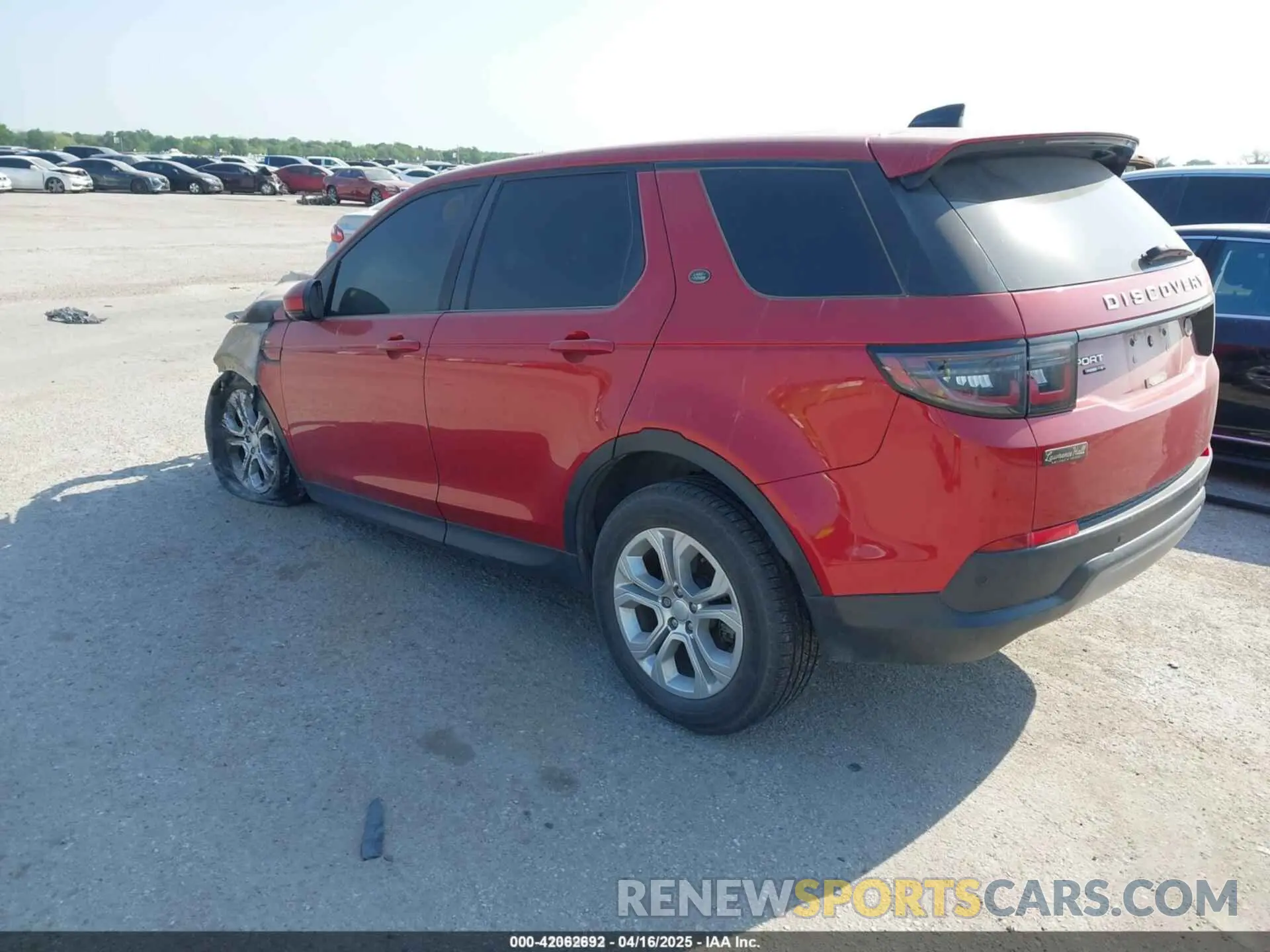 3 Photograph of a damaged car SALCJ2FX9LH836673 LAND ROVER DISCOVERY SPORT 2020