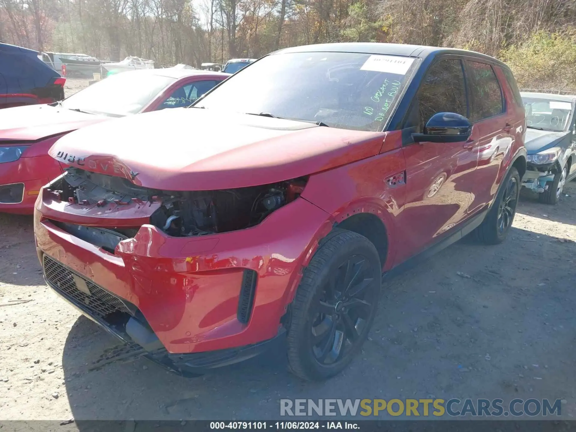 2 Photograph of a damaged car SALCP2FX4LH847465 LAND ROVER DISCOVERY SPORT 2020