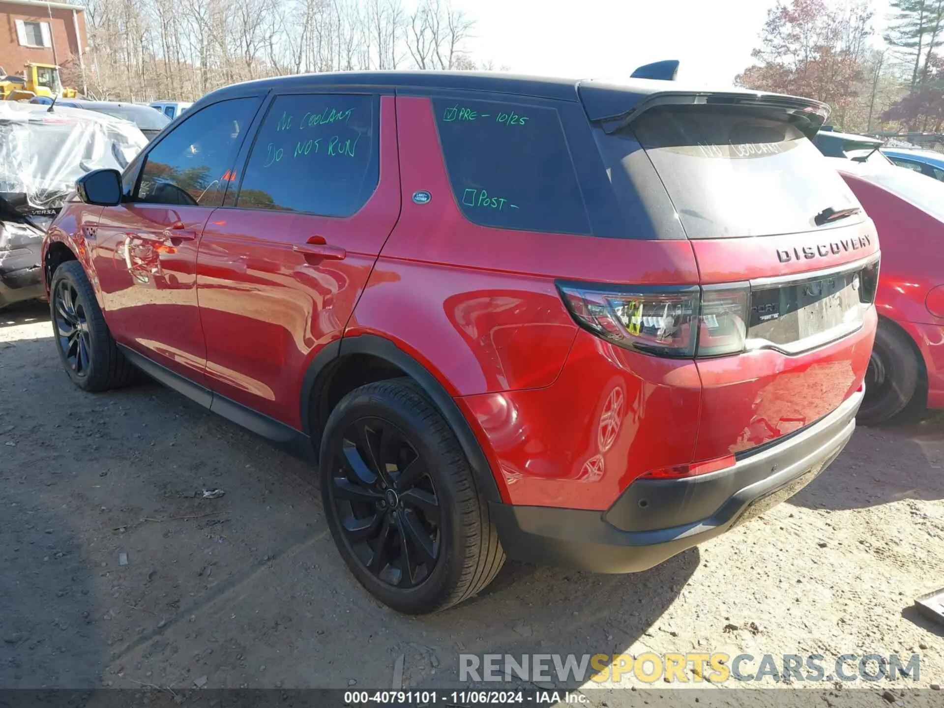3 Photograph of a damaged car SALCP2FX4LH847465 LAND ROVER DISCOVERY SPORT 2020