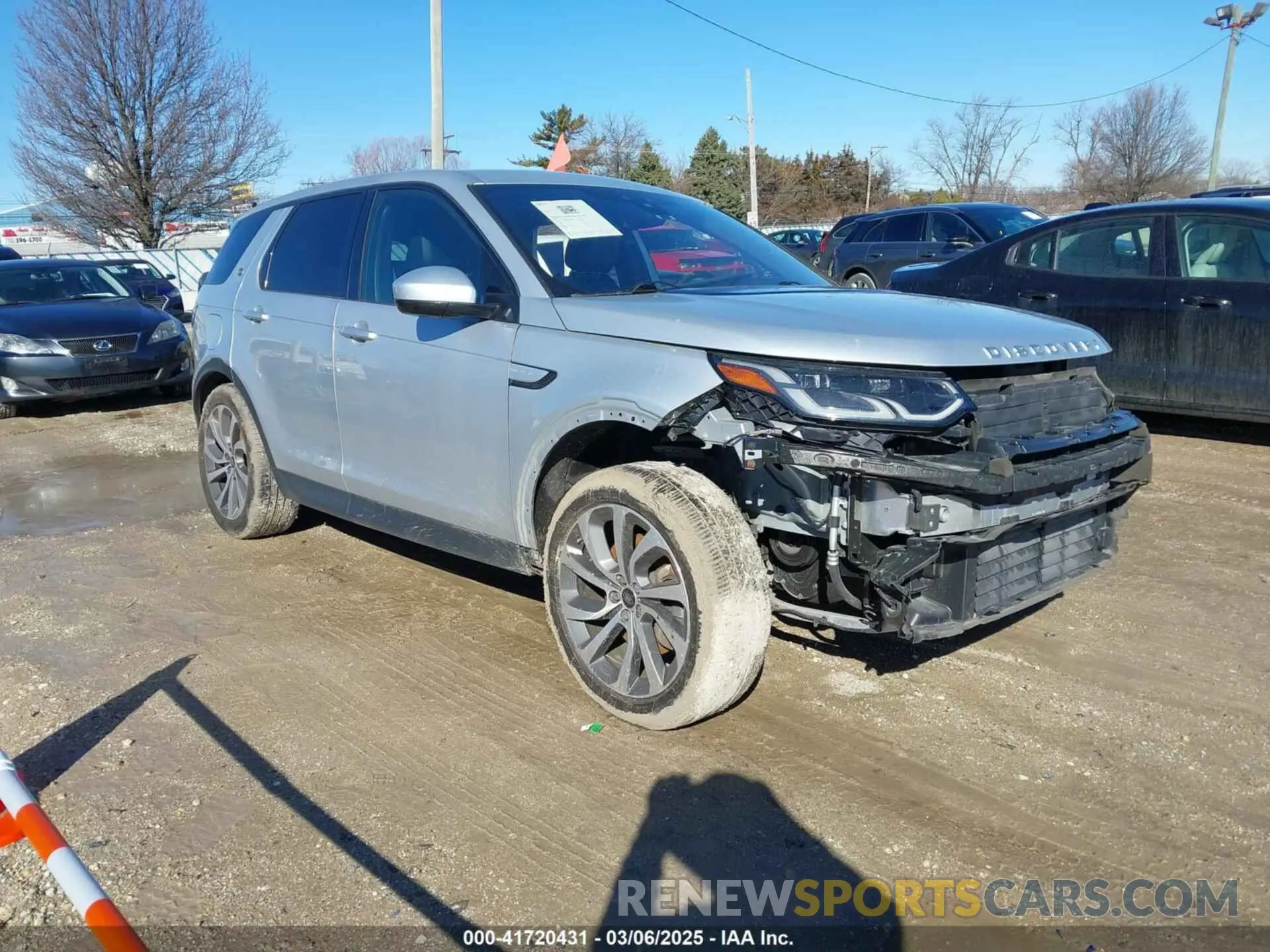 1 Photograph of a damaged car SALCP2FX8LH839952 LAND ROVER DISCOVERY SPORT 2020