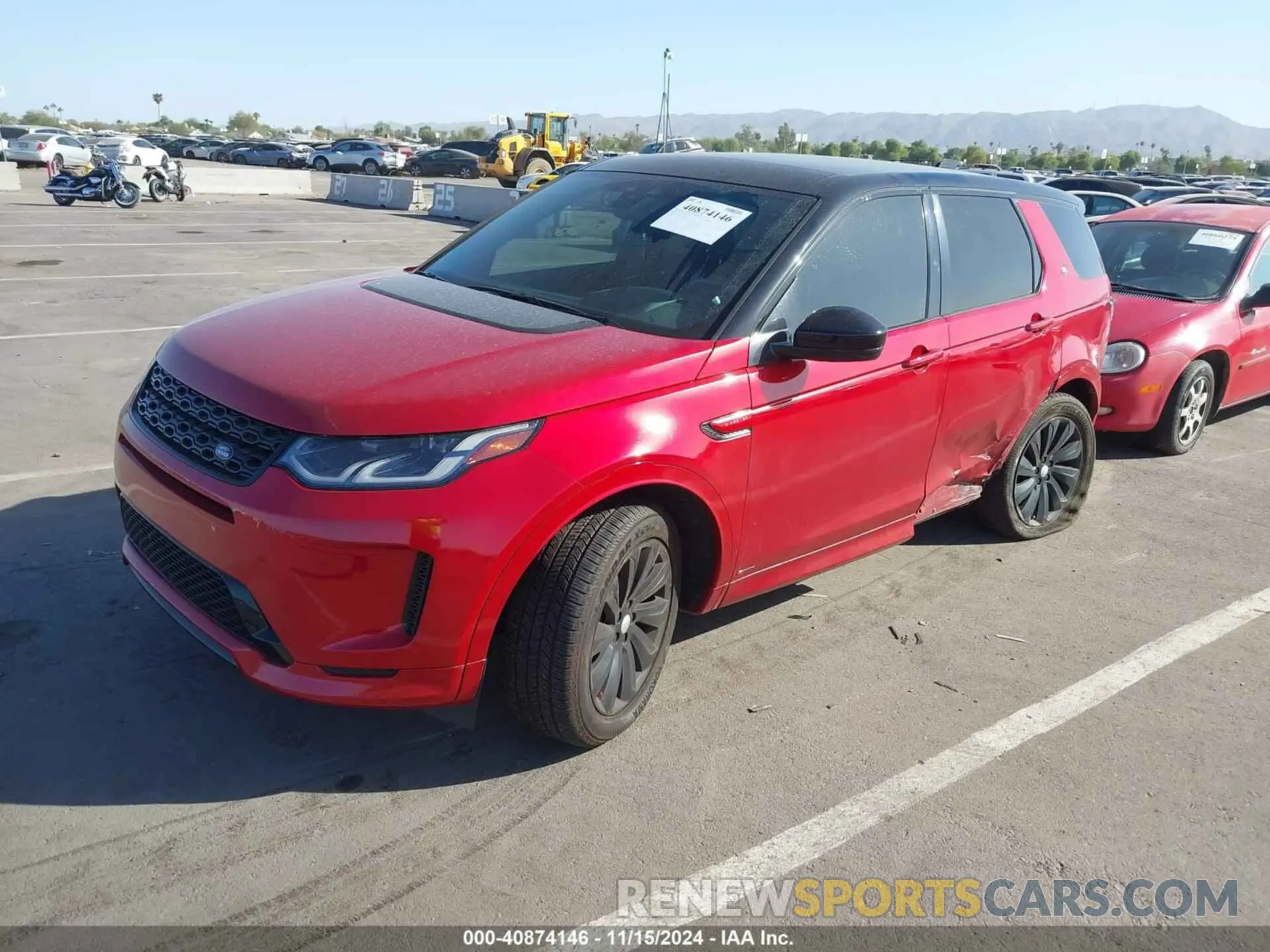 2 Photograph of a damaged car SALCT2FX6LH841646 LAND ROVER DISCOVERY SPORT 2020