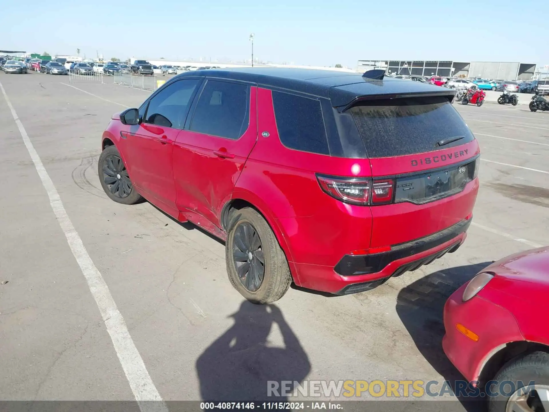 3 Photograph of a damaged car SALCT2FX6LH841646 LAND ROVER DISCOVERY SPORT 2020